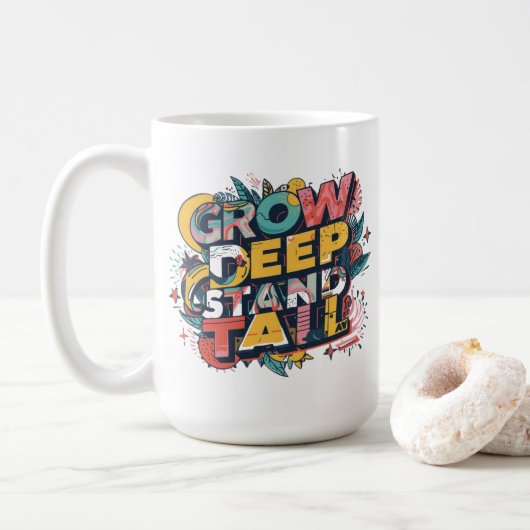 Growth Inspiration Mugs コーヒーマグカップ (ドーナツ)