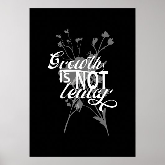 Growth Is Not Linear Vertical ポスター (正面)