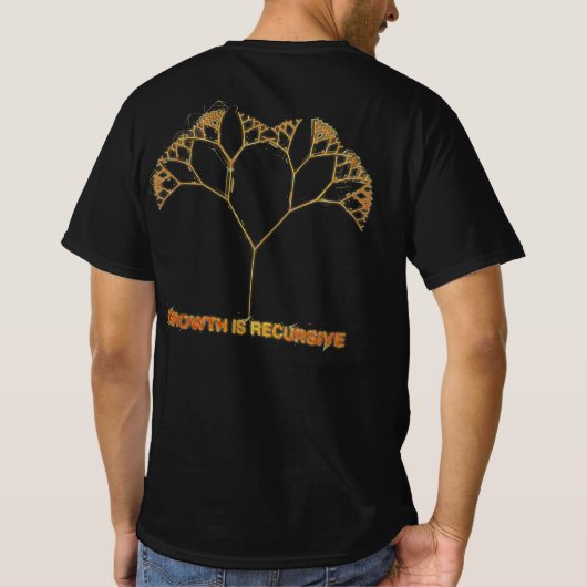 GROWTH_IS_RECURSIVE Tシャツ (裏面)