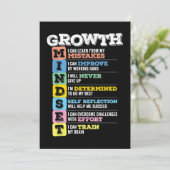 Growth Mindset Classroom Brain Motivation Entrepre 招待状 (スタンド正面)