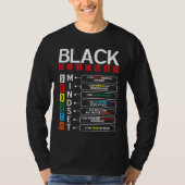 Growth Mindset Definition Cool Black History Month Tシャツ (正面)