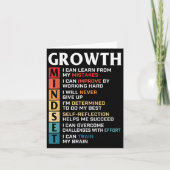 Growth Mindset Definition - Motivational Quote Ins カード (正面)