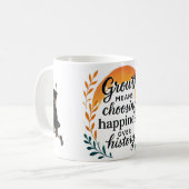 Growth Mindset Mug — Choosing Happiness Over Histo コーヒーマグカップ (正面左)
