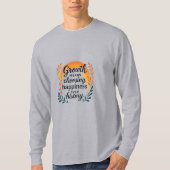 Growth Mindset T-Shirt — Choosing Happiness Over H Tシャツ (正面)