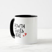 'Growth Starts Here' Teacher Thank You Gift  マグカップ (正面左)