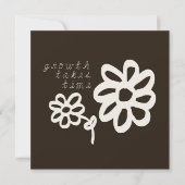 Growth Takes Time Motivational Inspiring Postcard  サンキューカード (正面)