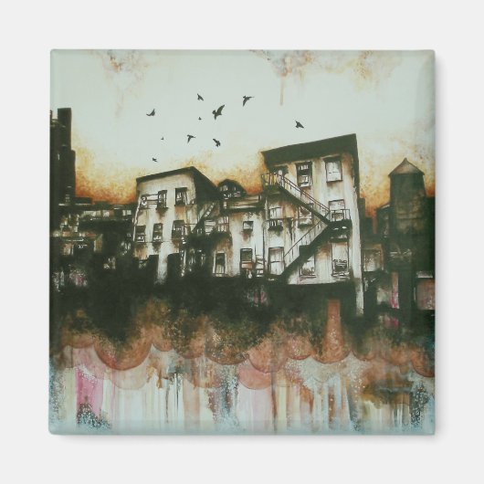 Growvisuals - brooklyn nites lrgマグネット マグネット (正面)