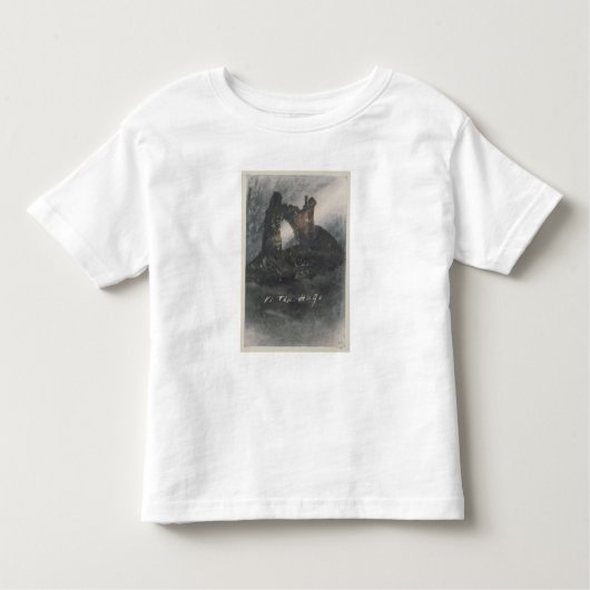 Groz-Nez、ジャージー、またはアーチの台なし トドラーTシャツ (正面)