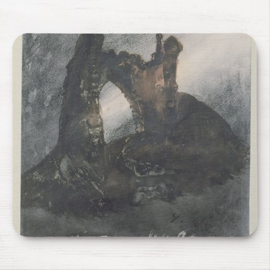 Groz-Nez、ジャージー、またはアーチの台なし マウスパッド (正面)