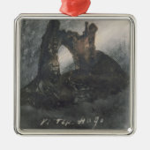 Groz-Nez、ジャージー、またはアーチの台なし メタルオーナメント (正面)