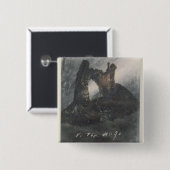 Groz-Nez、ジャージー、またはアーチの台なし 缶バッジ (正面&裏面)