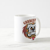 Grrrのグラフィックのマグ コーヒーマグカップ (正面右)