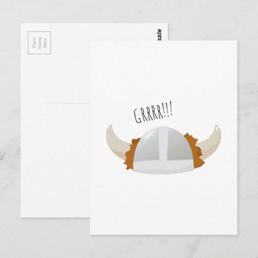 Grrrバイキング ポストカード (正面/裏面)