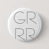 "GRRR" PIN 缶バッジ (正面)