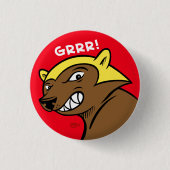 GRRR! Pin 缶バッジ (正面)