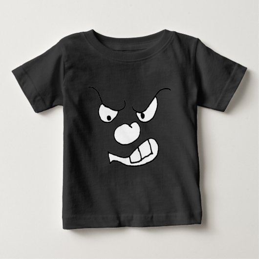 Grrrrrrrrrrは直面します ベビーTシャツ (正面)