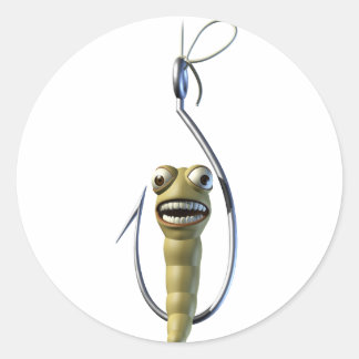 Grub on Hookスタンプ ラウンドシール