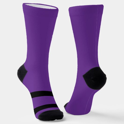 Grubby Hands Purple Crew Socks ソックス (傾斜あり)