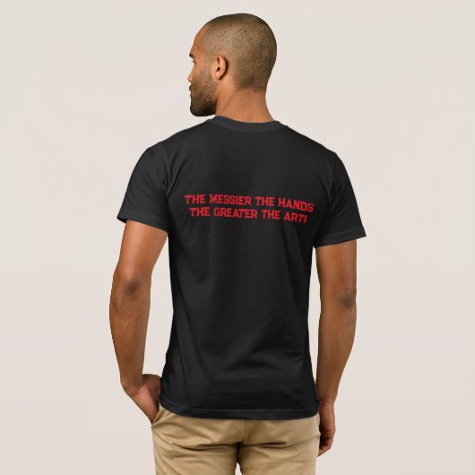 Grubby Hands Studio ロゴ Tシャツ (裏面フル)