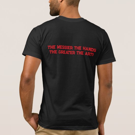 Grubby Hands Studio ロゴ Tシャツ (裏面)