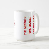 Grubby Hands Studio Logo + Motto Mug コーヒーマグカップ (正面右)