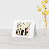 grueneホールメッセージカード カード (黄色い花)