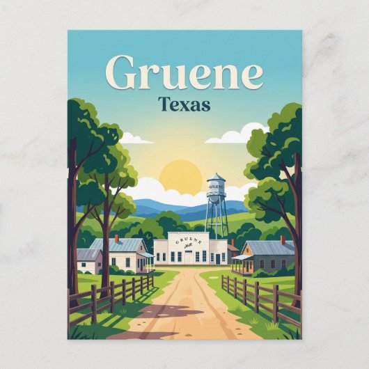 Gruene USA ポストカード (正面)