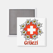 Gruezi Sqマグネット マグネット (正面/裏面)