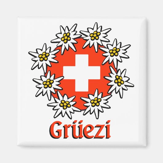 Gruezi Sqマグネット マグネット (正面)