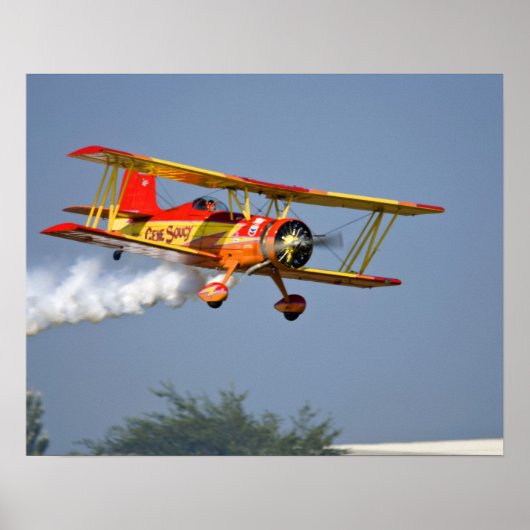 Grummanで曲技飛行を行うGene Soucy ポスター (正面)