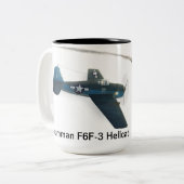 Grumman F6F-3 Hellcat ツートーンマグカップ (正面左)