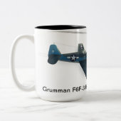 Grumman F6F-3 Hellcat ツートーンマグカップ (左)