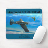 Grumman F6F-3 Hellcat mousepad マウスパッド (マウス)