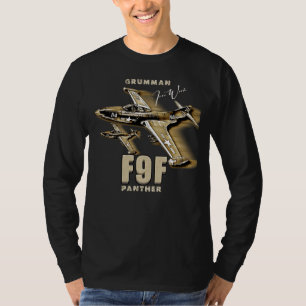 Grumman F9F Pantherキャリアベースのジェット戦闘機 Tシャツ