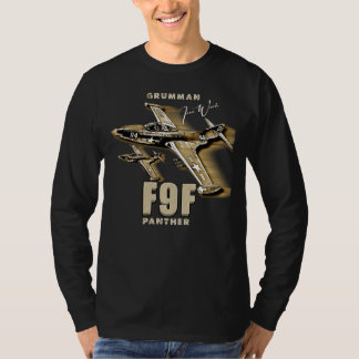 Grumman F9F Pantherキャリアベースのジェット戦闘機 Tシャツ