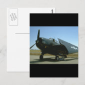 Grumman TBM Avenger_WWII飛行機 ポストカード (正面/裏面)