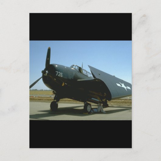 Grumman TBM Avenger_WWII飛行機 ポストカード (正面)