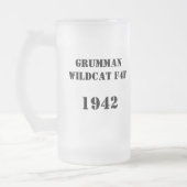 Grumman Wildcat F4F, 1942 フロストグラスビールジョッキ (左)