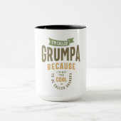 Grumpa – おじいちゃんのためのクール方法 マグカップ (中央)