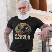 Grumpa Saurus Dinosaur Father's day Tシャツ