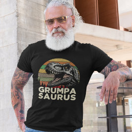 Grumpa Saurus Dinosaur Father's day Tシャツ