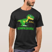 Grumpasaurus Rex Cute and Funny Dinosaur Tシャツ (正面)