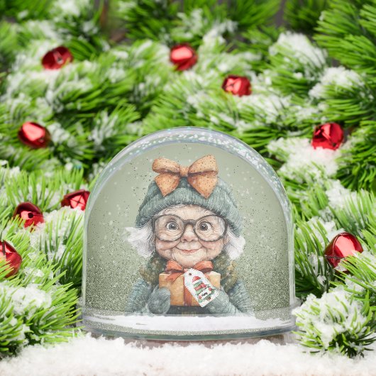 Grumpy Aging Female Friend Snow Globe (クリスマス)
