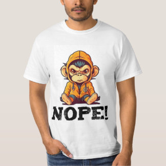 Grumpy Ape: Funny design for monkey lovers T-Shirt Tシャツ