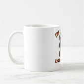 Grumpy Black Cat Mug – Energy-Saving Mode Quote コーヒーマグカップ (左)