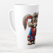 Grumpy Bunny Coffee Funny T-Shirt カフェラテマグ (左アングル)