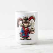 Grumpy Bunny Coffee Funny T-Shirt コーヒーマグカップ (中央)