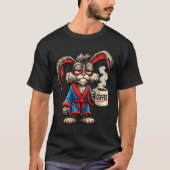 Grumpy Bunny Coffee Funny T-Shirt Tシャツ (正面)