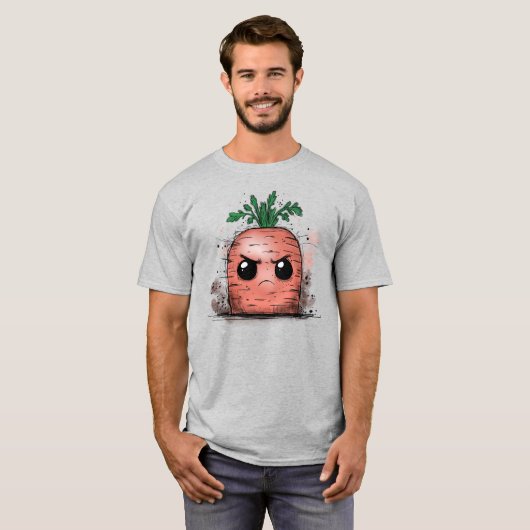 Grumpy Carrot Tシャツ (正面フル)