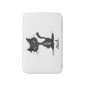 GRUMPY CAT おもしろい - Meh Cat 熱狂する - Cat Lady Gift バスマット (正面縦)